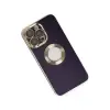 iPhone 13 Pro Max Kılıf Store Silikon - Derin Mor