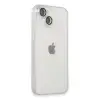 iPhone 14 Kılıf Luko Lens Silikon - Gümüş