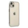 iPhone 14 Kılıf Razer Lensli Silikon - Gümüş