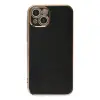 iPhone 14 Kılıf Volet Silikon - Siyah
