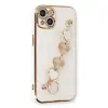 iPhone 14 Plus Kılıf Esila Silikon - Beyaz