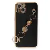 iPhone 14 Plus Kılıf Esila Silikon - Siyah