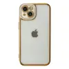 iPhone 14 Plus Kılıf Liva Lens Silikon - Beyaz