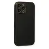 iPhone 14 Pro Kılıf Coco Deri Silikon Kapak - Siyah