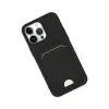 iPhone 14 Pro Kılıf Kelvin Kartvizitli Silikon - Siyah