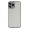 iPhone 14 Pro Max Kılıf Montreal Silikon Kapak - Gri