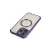iPhone 14 Pro Max Kılıf Prag Magneticsafe Kapak - Derin Mor