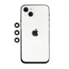 iPhone 14 Shine Kamera Lens - Gümüş