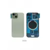 iPhone 15 Arka Pil Kapağı FULL NFC li Lensli- Cam