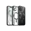 iPhone 15 Kılıf Kross Magneticsafe Kapak - Siyah