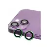 iPhone 15 Raze Metal Kamera Lens - Yeşil