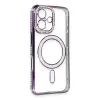 iPhone 16 Kılıf Joke Simli Magneticsafe Kılıf - Derin Mor