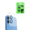iPhone 16 Plus Raze Metal Kamera Lens - Lacivert