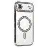iPhone 17 Air Joke Simli Magneticsafe Kılıf - Gümüş
