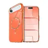 iPhone 17 Air Live Diamond Magsafe Kapak - Turuncu