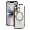 iPhone 17 Joke Simli Magneticsafe Kılıf - Gold
