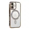 iPhone 17 Joke Simli Magneticsafe Kılıf - Gold