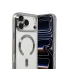 iPhone 17 Pro Max Kross Magneticsafe Kapak - Gümüş