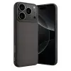 iPhone 17 Pro Max Nano içi Kadife Silikon - Gri
