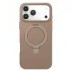 iPhone 17 Pro Regal Magsafe Standlı Kapak - Çöl Titanyum