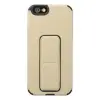 iPhone 6 Kılıf Mega Standlı Silikon - Gold