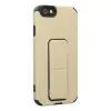 iPhone 6 Kılıf Mega Standlı Silikon - Gold