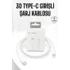 Iphone Uyumlu İOS Uyumlu Lightning Hızlı Şarj Tye C Lightning Şarj Kablosu
