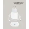 iPhone ve iPad Uyumlu 20W Güvenli USB-C Hızlı Şarj Adaptörü