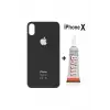 iPhone X Arka Pil Kapağı ve Yapıştırıcı Hediye (Si