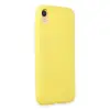 iPhone XR Kılıf First Silikon - Sarı