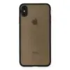 iPhone XS Max Kılıf Montreal Silikon Kapak - Siyah