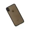 iPhone XS Max Kılıf Montreal Silikon Kapak - Siyah