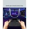 Işıklı Kablosuz Mini Klavye – 2.4 GHz, Dokunmatik Mouse Özellikli