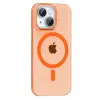 Joko Apple iPhone 14 PC Blank Magsafe Kapak - Turuncu