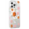 Joko Apple iPhone 14 Pro Max Floral Magsafe Kapak - Turuncu