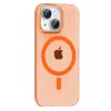 Joko Apple iPhone 15 PC Blank Magsafe Kapak - Turuncu