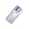 Joko Apple iPhone 16 Plus Remim Lensli Magsafe Standlı Kapak - Lila