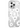 Joko Apple iPhone 16 Pro Max Floral Magsafe Kapak - Beyaz