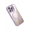 Joko Apple iPhone 16 Pro Max Remim Lensli Magsafe Standlı Kapak - Lila