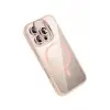 Joko Apple iPhone 16 Pro Max Remim Lensli Magsafe Standlı Kapak - Pembe