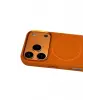 Joko Apple iPhone 17 Pro Luno Deri Magsafe Kapak - Turuncu