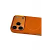 Joko Apple iPhone 17 Pro Max Luno Deri Magsafe Kapak - Turuncu