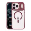 Joko Apple iPhone 17 Pro Max Remim Lensli Magsafe Standlı Kapak - Bordo