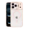Joko Apple iPhone 17 Pro Max Remim Lensli Magsafe Standlı Kapak - Pembe