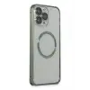 Joko iPhone 13 Pro Max Metal Bumper Magneticsafe Kapak - Yeşil