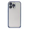 Joko Apple iPhone 15 Pro Max Metal Bumper Mat Kapak - Lacivert