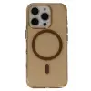 Joko Apple iPhone 16 Pro Max Gleam PC Sert Magsafe Kılıf - Şeffaf-Gold