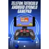 Joystik Gamepad Bluetooth Telefon Tutucu Oyun Kolu Telefon Android Uyumlu