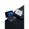 JP11 iPad Pro 11 (2022) Kılıf Vales Dönen Ledli Klavyeli Tablet Kılıfı - Siyah