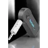 Kablosuz Bluetooth Aux Araç Kiti Siyah Hafıza Kartlı